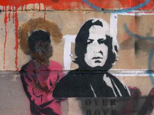 Seth and Snape street art,  Newtown NSW circa 2006